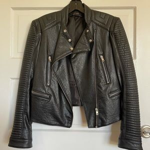 Zara faux leather jacket